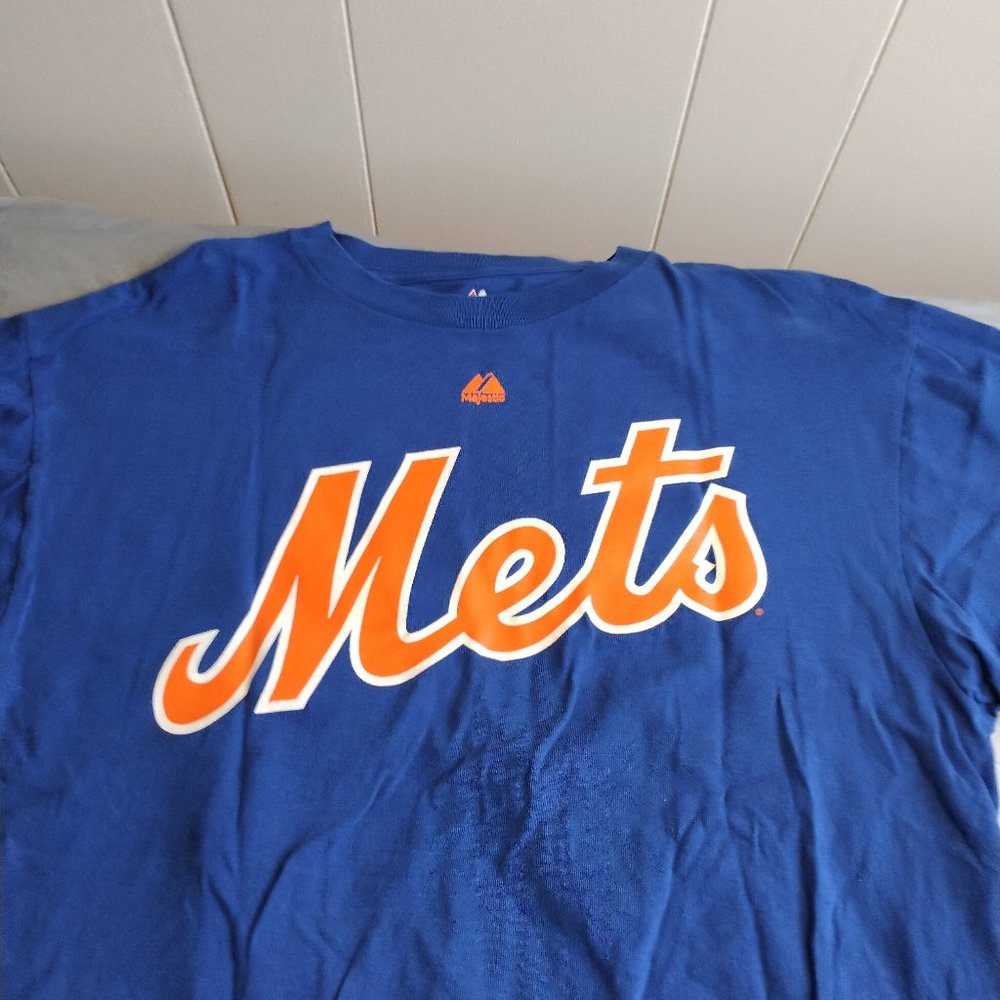 Majestic Mets  Dickey 43 T shirt L